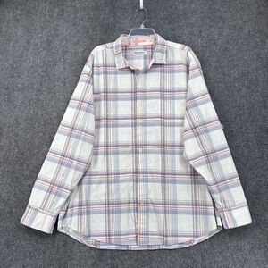Tommy Bahama Siesta Key Tahoe Plaid Button Up Shirt Men’s XXL Preppy Vacation